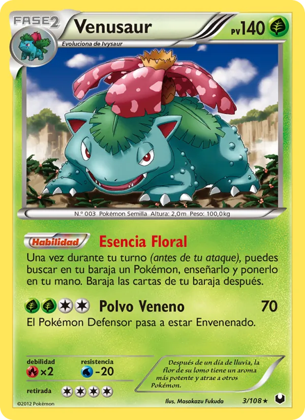 Venusaur – Oscuros Exploradores 3