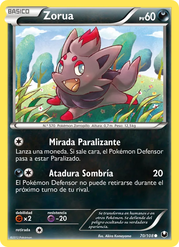 Zorua – Oscuros Exploradores 70