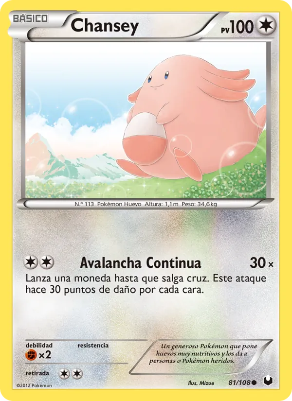 Chansey – Oscuros Exploradores 81