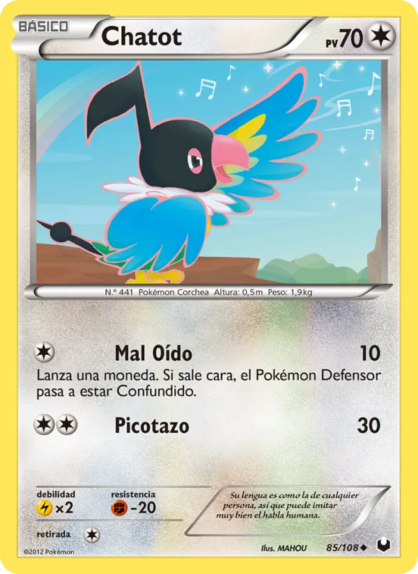 Chatot – Oscuros Exploradores 85