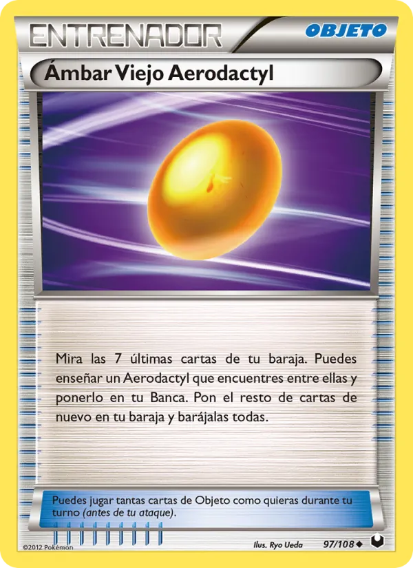 Ámbar Viejo Aerodactyl – Oscuros Exploradores 97