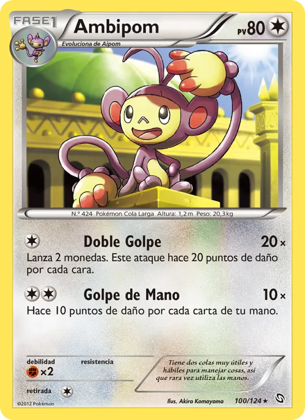 Ambipom – Dragones Majestuosos 100