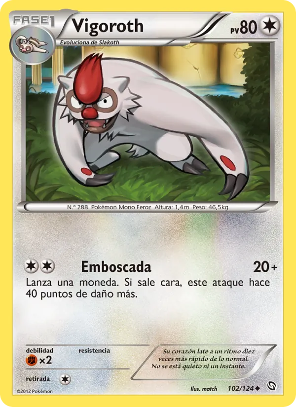 Vigoroth – Dragones Majestuosos 102