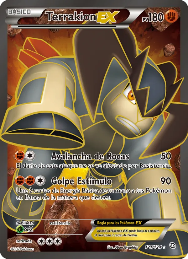 Terrakion-EX – Dragones Majestuosos 121