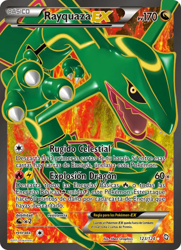 Rayquaza-EX – Dragones Majestuosos 123