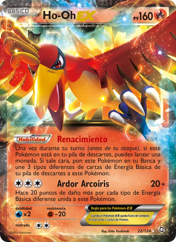 Ho-Oh-EX – Dragones Majestuosos 22