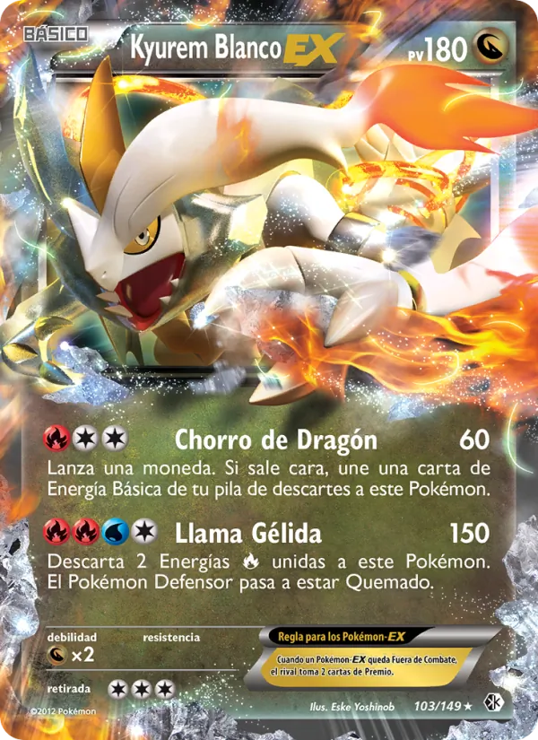 Kyurem Blanco-EX – Fronteras Cruzadas 103