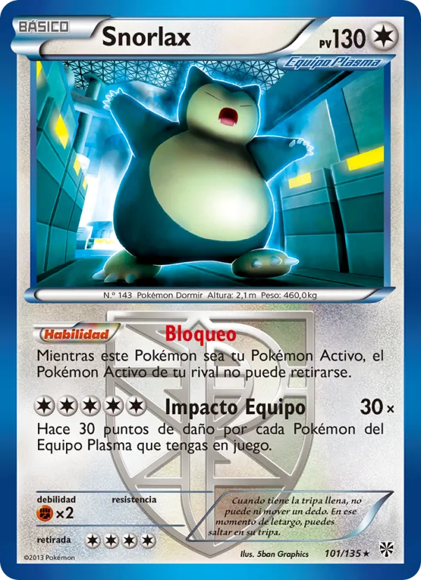 Snorlax – Tormenta Plasma 101