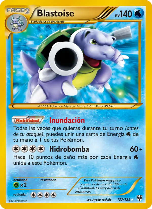 Blastoise – Tormenta Plasma 137