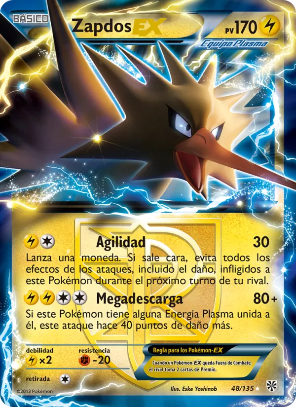 Zapdos-EX – Tormenta Plasma 48