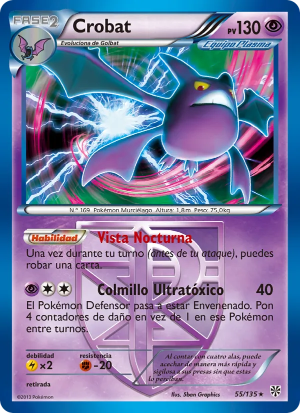 Crobat – Tormenta Plasma 55