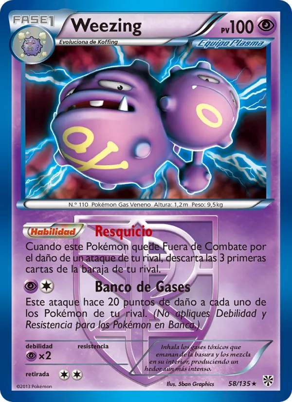 Weezing – Tormenta Plasma 58