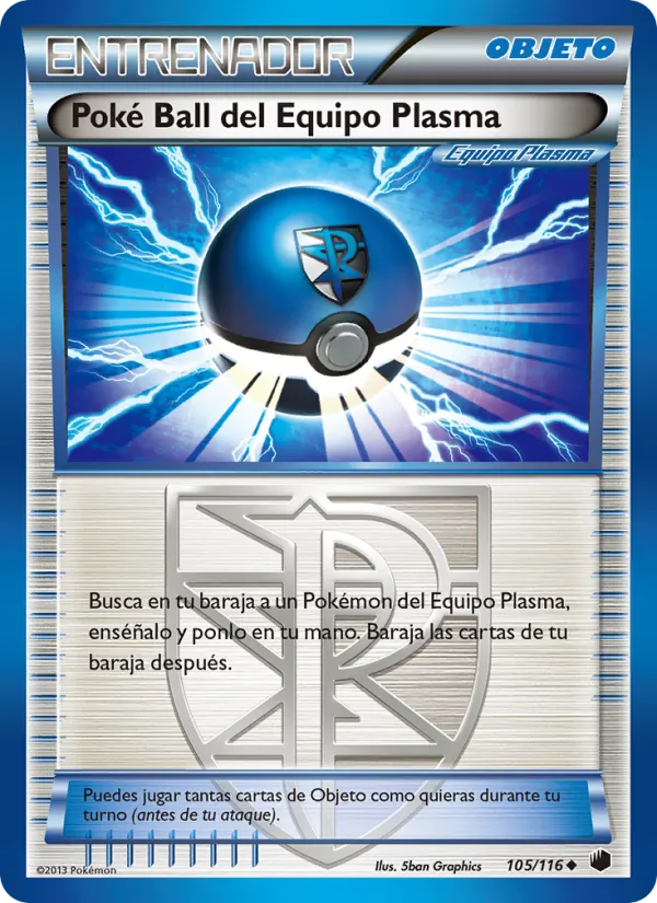 Poké Ball del Equipo Plasma – Glaciación Plasma 105