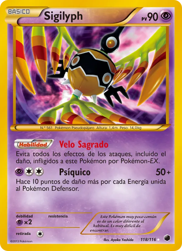 Sigilyph – Glaciación Plasma 118