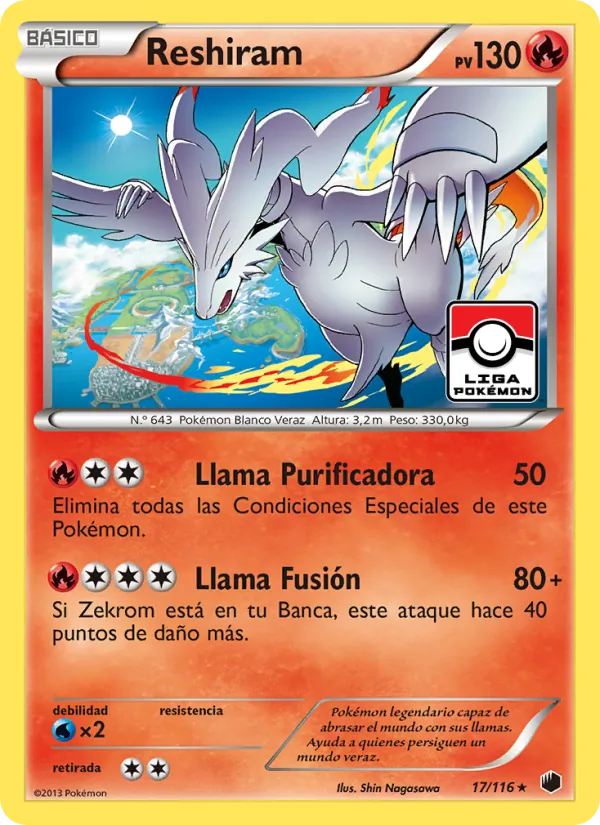 Reshiram – Glaciación Plasma 17