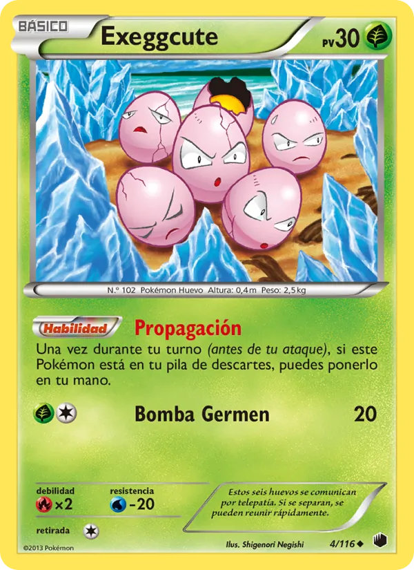 Exeggcute – Glaciación Plasma 4