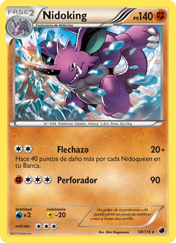 Nidoking – Glaciación Plasma 58