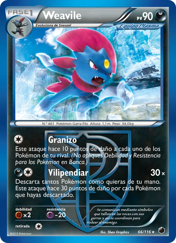 Weavile – Glaciación Plasma 66