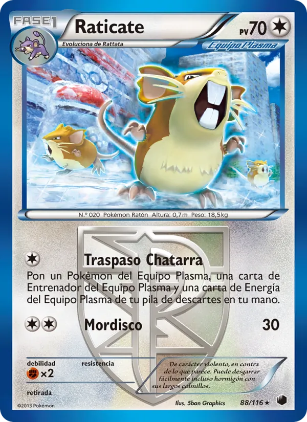 Raticate – Glaciación Plasma 88