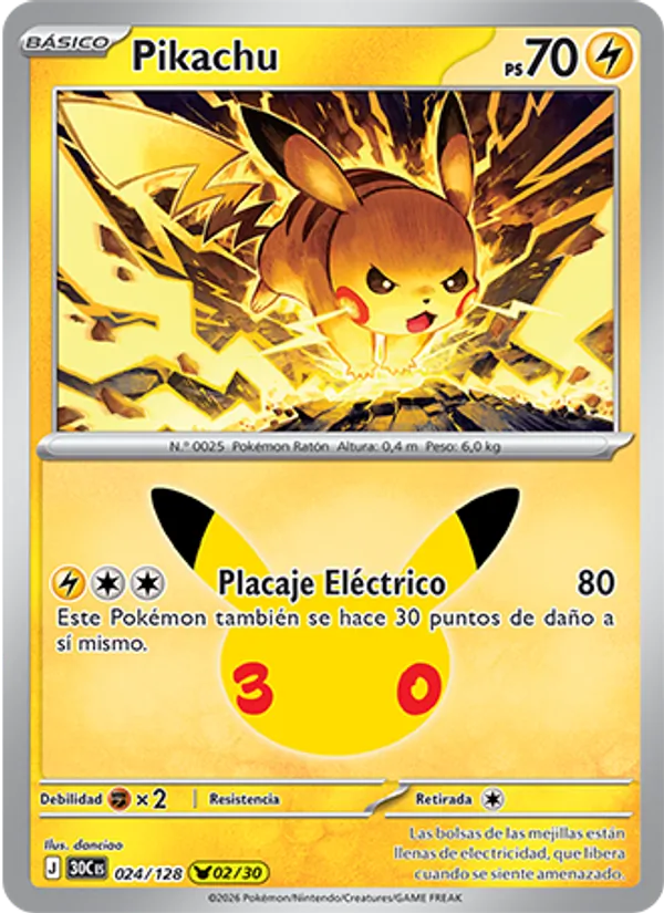 Pikachu – Celebración 30.º Aniversario 24