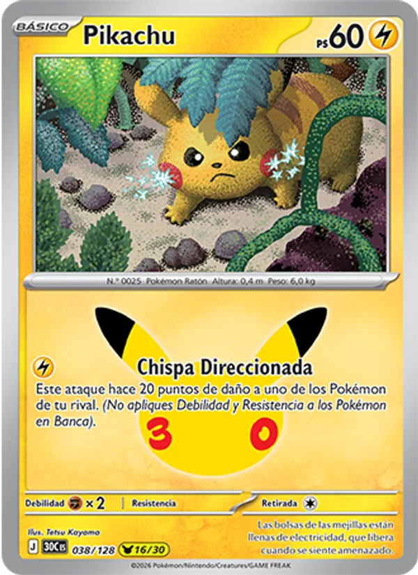 Pikachu – Celebración 30.º Aniversario 38