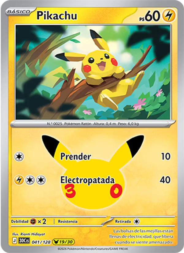 Pikachu – Celebración 30.º Aniversario 41