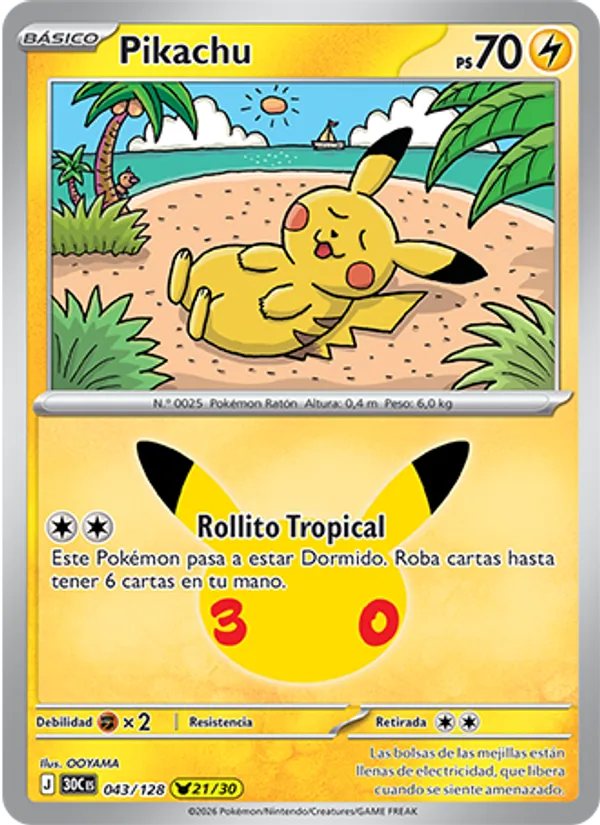 Pikachu – Celebración 30.º Aniversario 43
