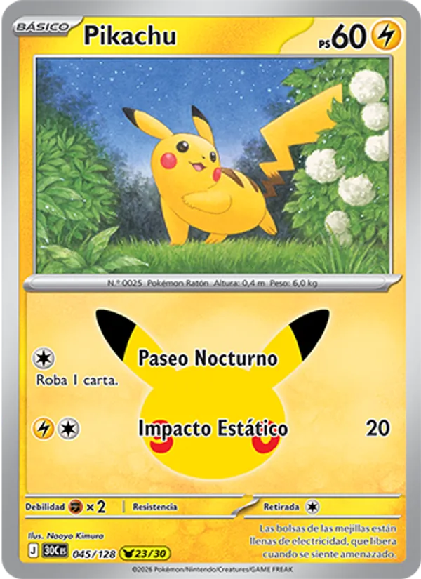 Pikachu – Celebración 30.º Aniversario 45