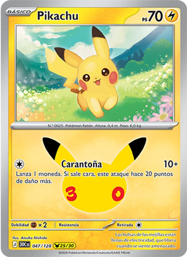 Pikachu – Celebración 30.º Aniversario 47
