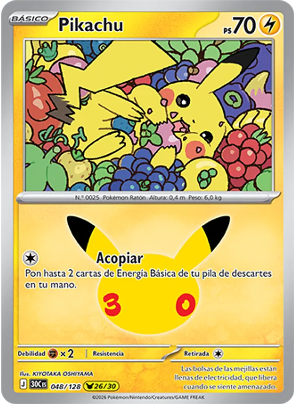 Pikachu – Celebración 30.º Aniversario 48