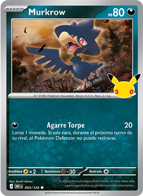 Murkrow – Celebración 30.º Aniversario 93