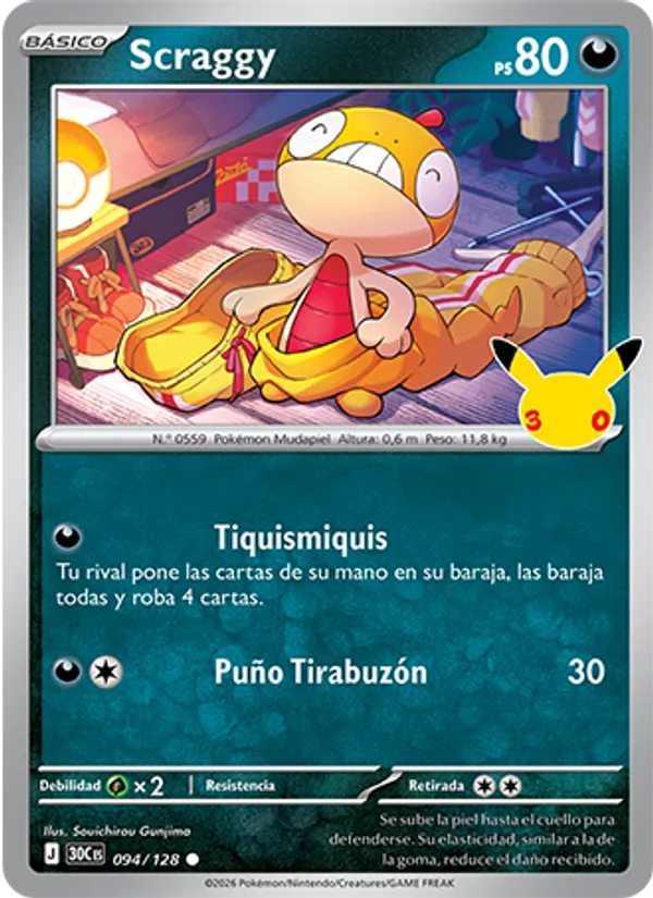 Scraggy – Celebración 30.º Aniversario 94