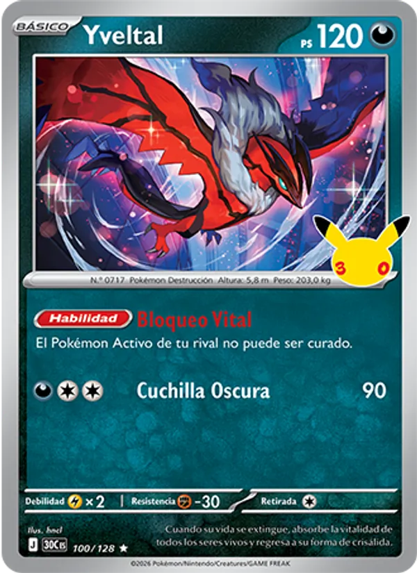 Yveltal – Celebración 30.º Aniversario 100