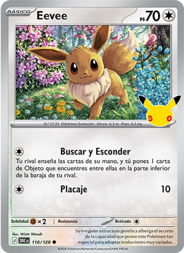Eevee – Celebración 30.º Aniversario 116