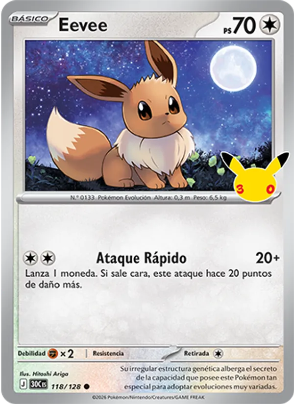 Eevee – Celebración 30.º Aniversario 118