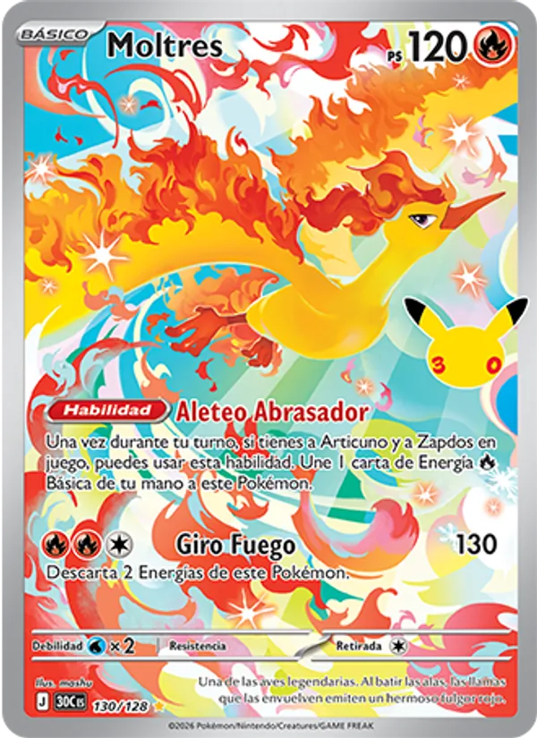 Moltres – Celebración 30.º Aniversario 130