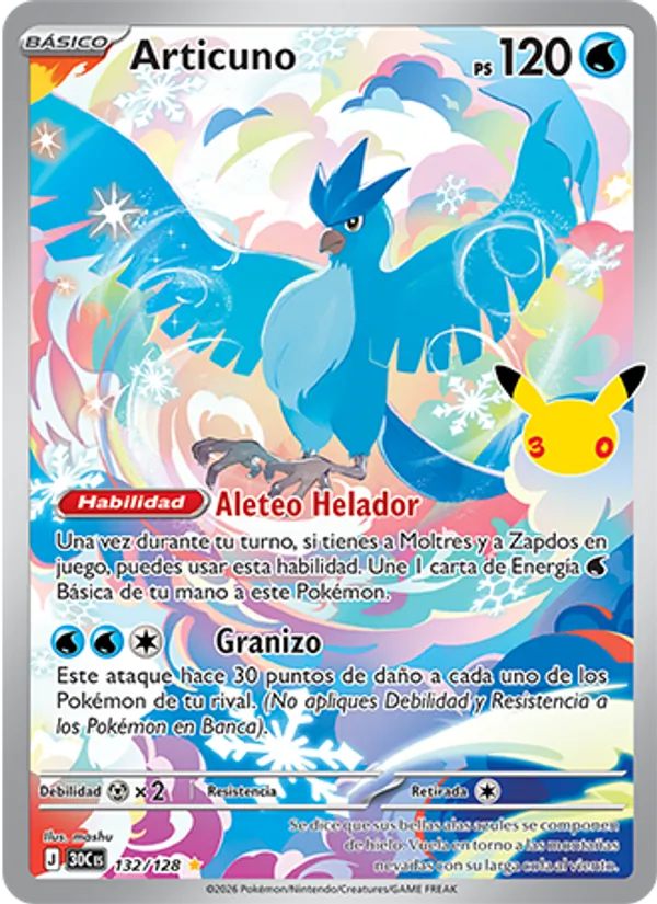Articuno – Celebración 30.º Aniversario 132