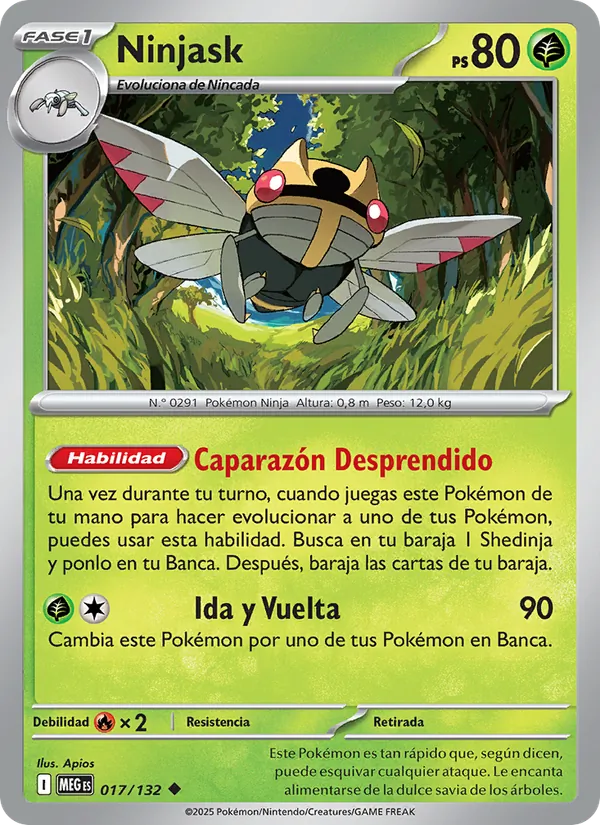 Ninjask – Megaevolución 17