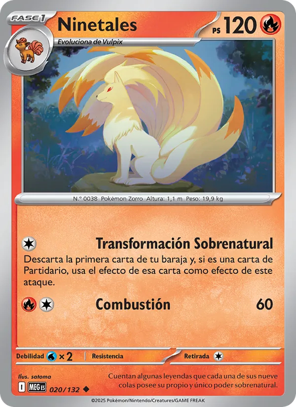 Ninetales – Megaevolución 20