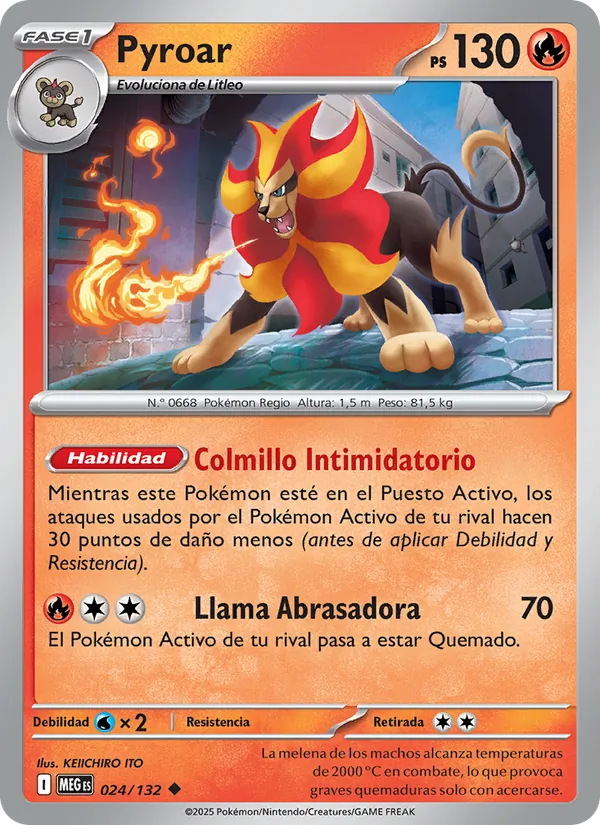 Pyroar – Megaevolución 24