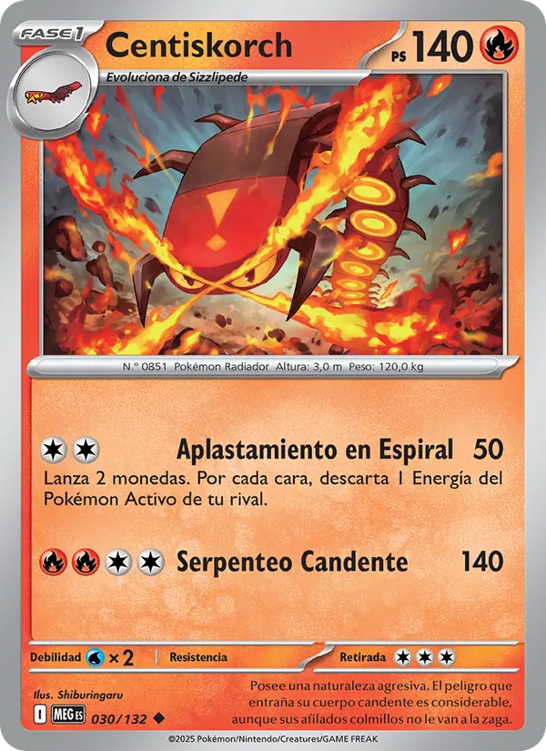 Centiskorch – Megaevolución 30