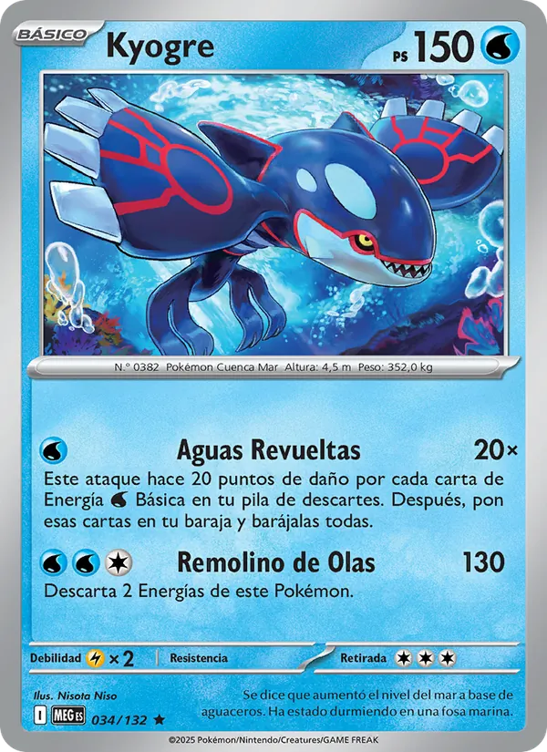 Kyogre – Megaevolución 34