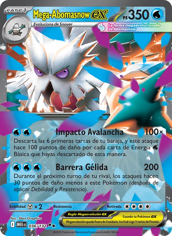 Mega-Abomasnow ex – Megaevolución 36