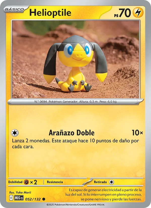 Helioptile – Megaevolución 52
