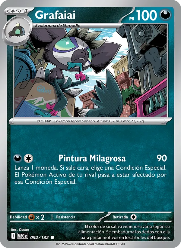 Grafaiai – Megaevolución 92
