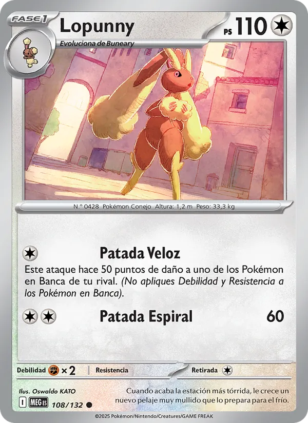 Lopunny – Megaevolución 108
