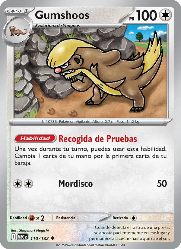 Gumshoos – Megaevolución 110