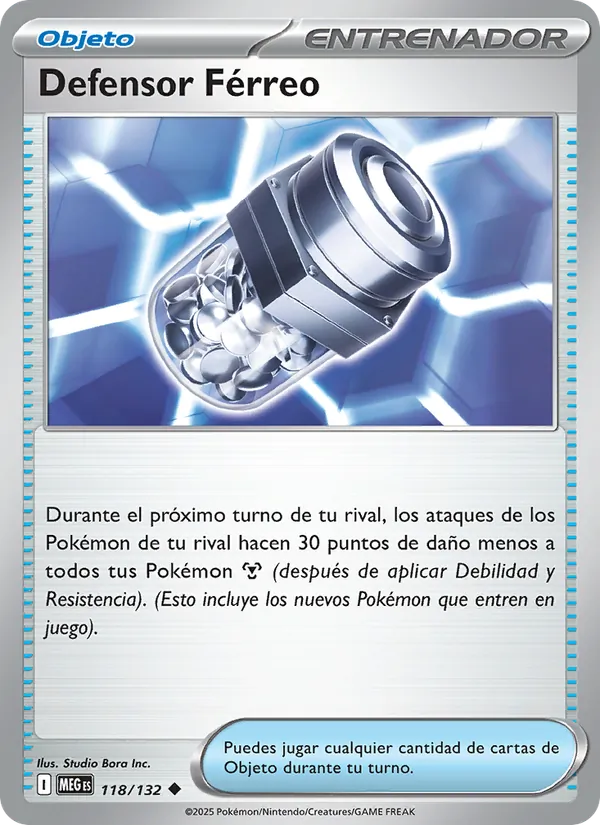 Defensor Férreo – Megaevolución 118