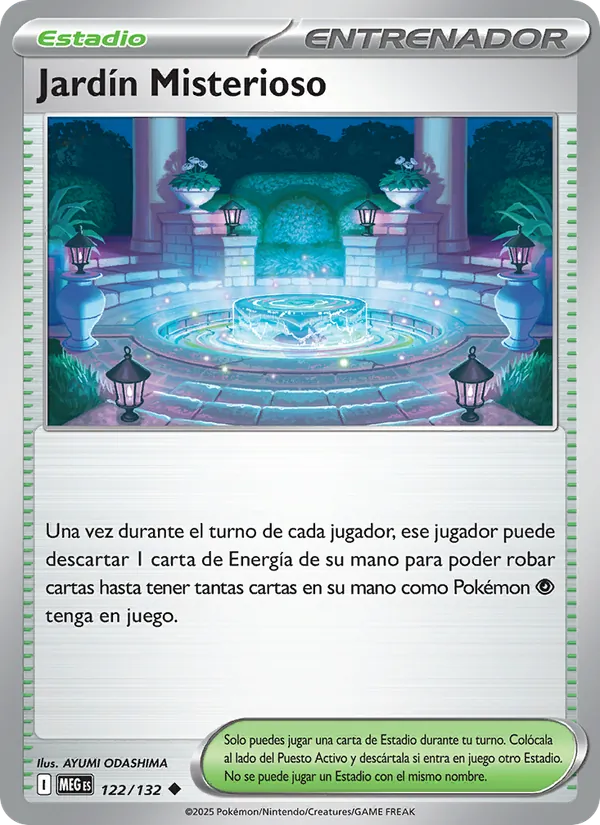 Jardín Misterioso – Megaevolución 122