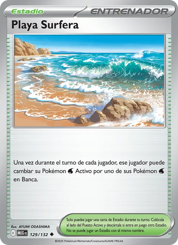 Playa Surfera – Megaevolución 129
